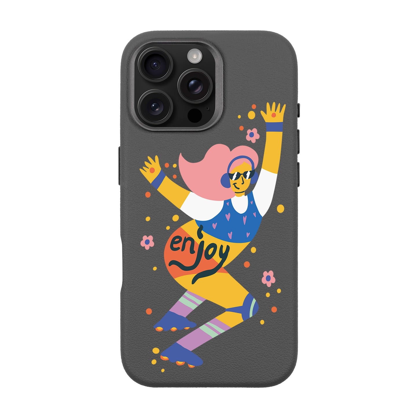 ENJOY-iPhone 16 Pro Max Leather Premium Kılıf MagSafe Özellikli
