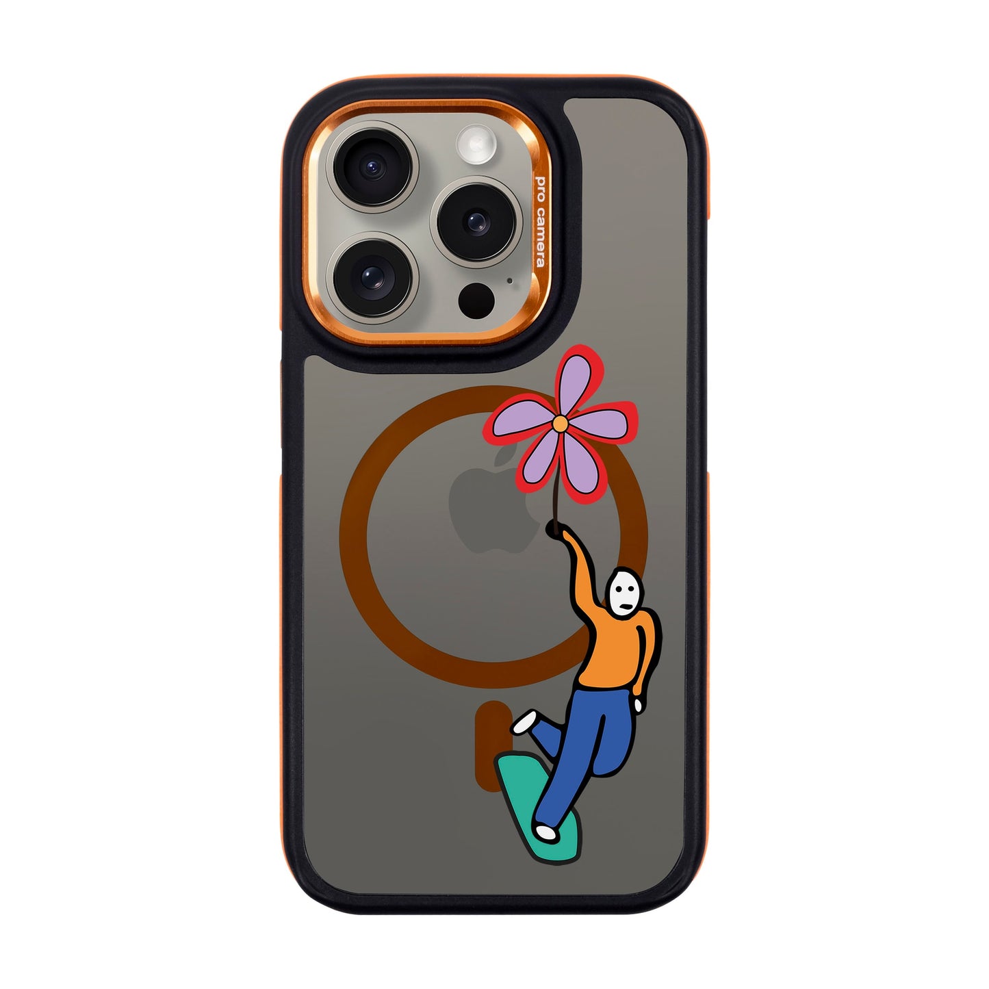 SKATEBOARDER-iPhone 15 Pro Dark Kılıf MagSafe Özellikli