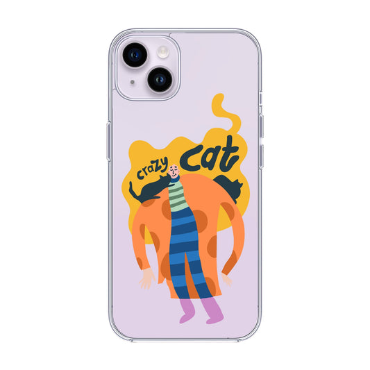CRAZY CAT-iPhone 14 Plus Solid Kılıf