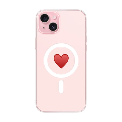 SPREAD HEART-iPhone 15 Plus Solid Kılıf MagSafe Özellikli