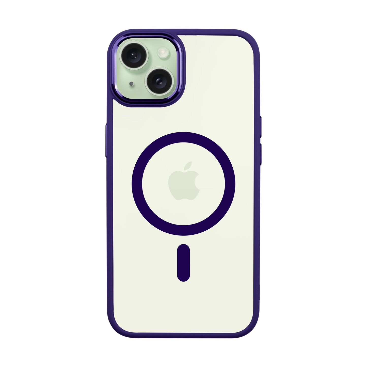 NEW-iPhone 15 Plus Hyaline Kılıf MagSafe Özellikli