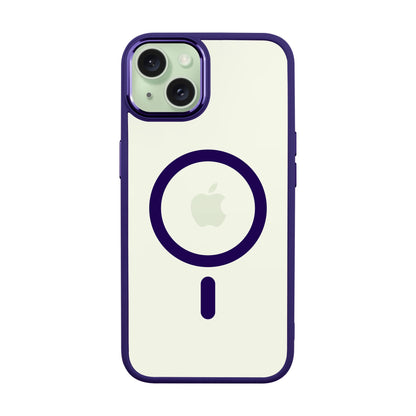 NEW-iPhone 15 Plus Hyaline Kılıf MagSafe Özellikli