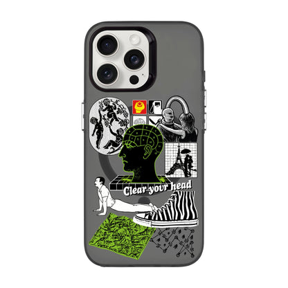 CLEAR YOUR HEAD-Hold Kılıf MagSafe Özellikli - iPhone 15 Pro Max