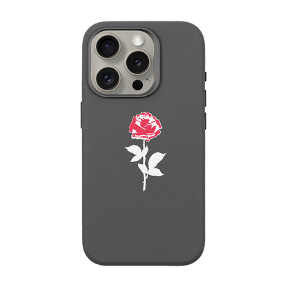 NATUREL ROSE-iPhone 15 Pro Leather Premium Kılıf MagSafe Özellikli