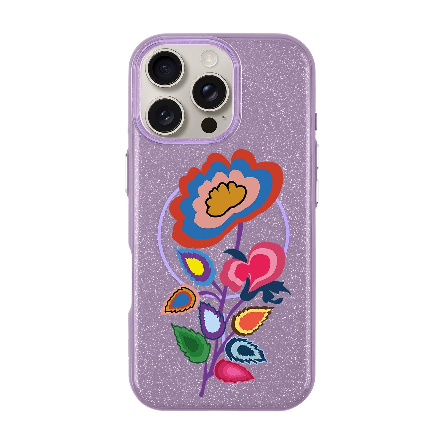 KNITTED FLOWER-iPhone 16 Pro Max Radiant Kılıf MagSafe Özellikli