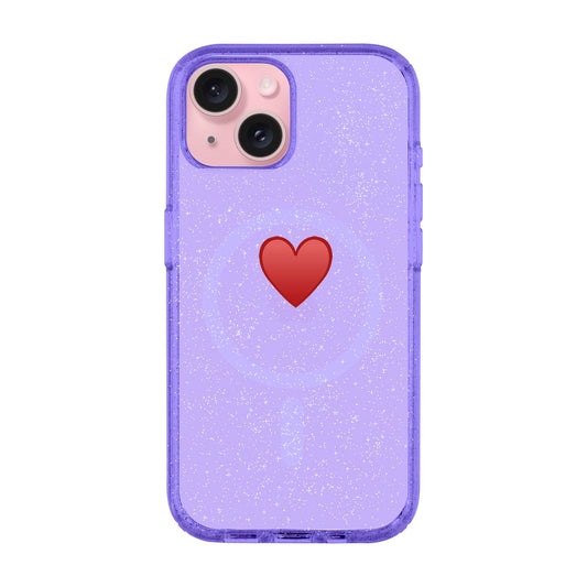 SPREAD HEART-iPhone 15 Plus Shiny Kılıf MagSafe Özellikli