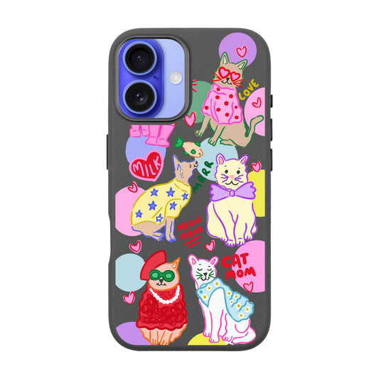 CAT MOM-iPhone 16 Plus Leather Premium Kılıf MagSafe Özellikli