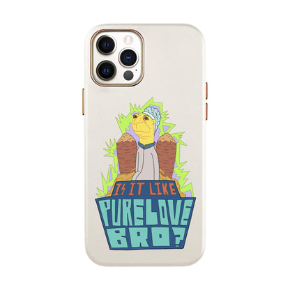 PURE LOVE-iPhone 12 Pro Max Leather Kılıf