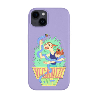 VEGANİZE-iPhone 14 Plus Leather Kılıf MagSafe Özellikli