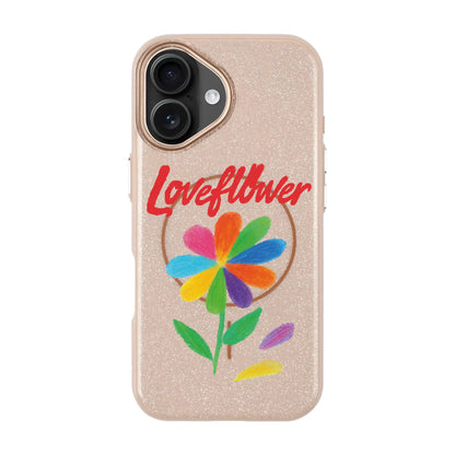 LOVE FLOWER-iPhone 16 Plus Radiant Kılıf MagSafe Özellikli