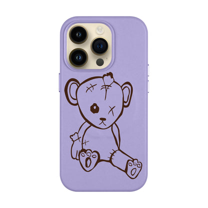 BABY BEAR-Leather Kılıf MagSafe Özellikli - iPhone 14 Pro