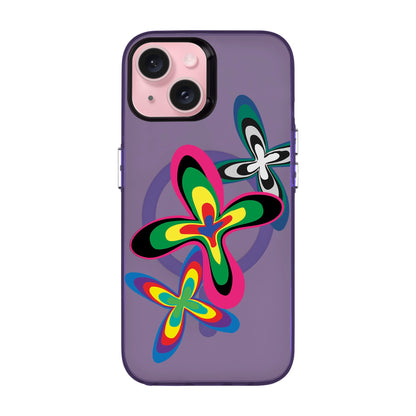 COLOR FLOWER-iPhone 15 Hold Kılıf MagSafe Özellikli