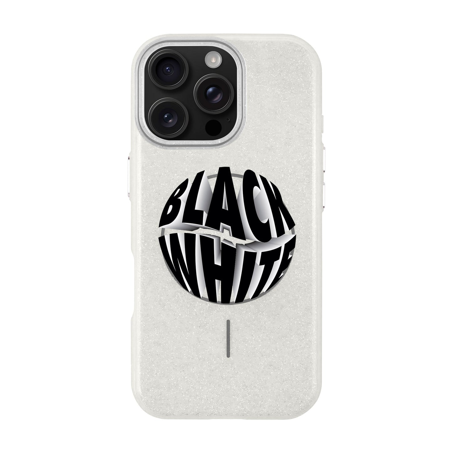 BLACK WHITE-iPhone 16 Pro Max Radiant Kılıf MagSafe Özellikli