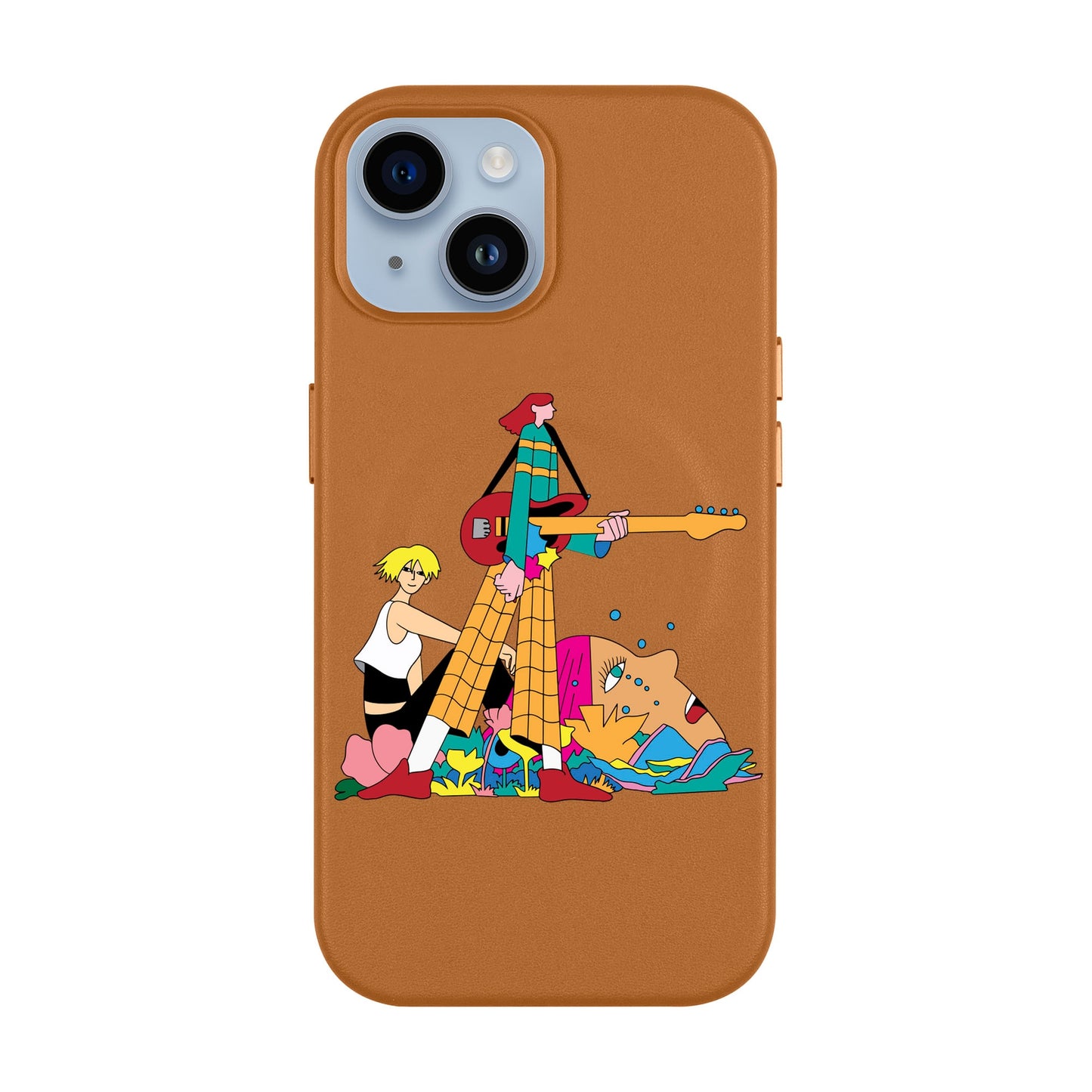 HER BAND-Leather Kılıf MagSafe Özellikli - iPhone 13