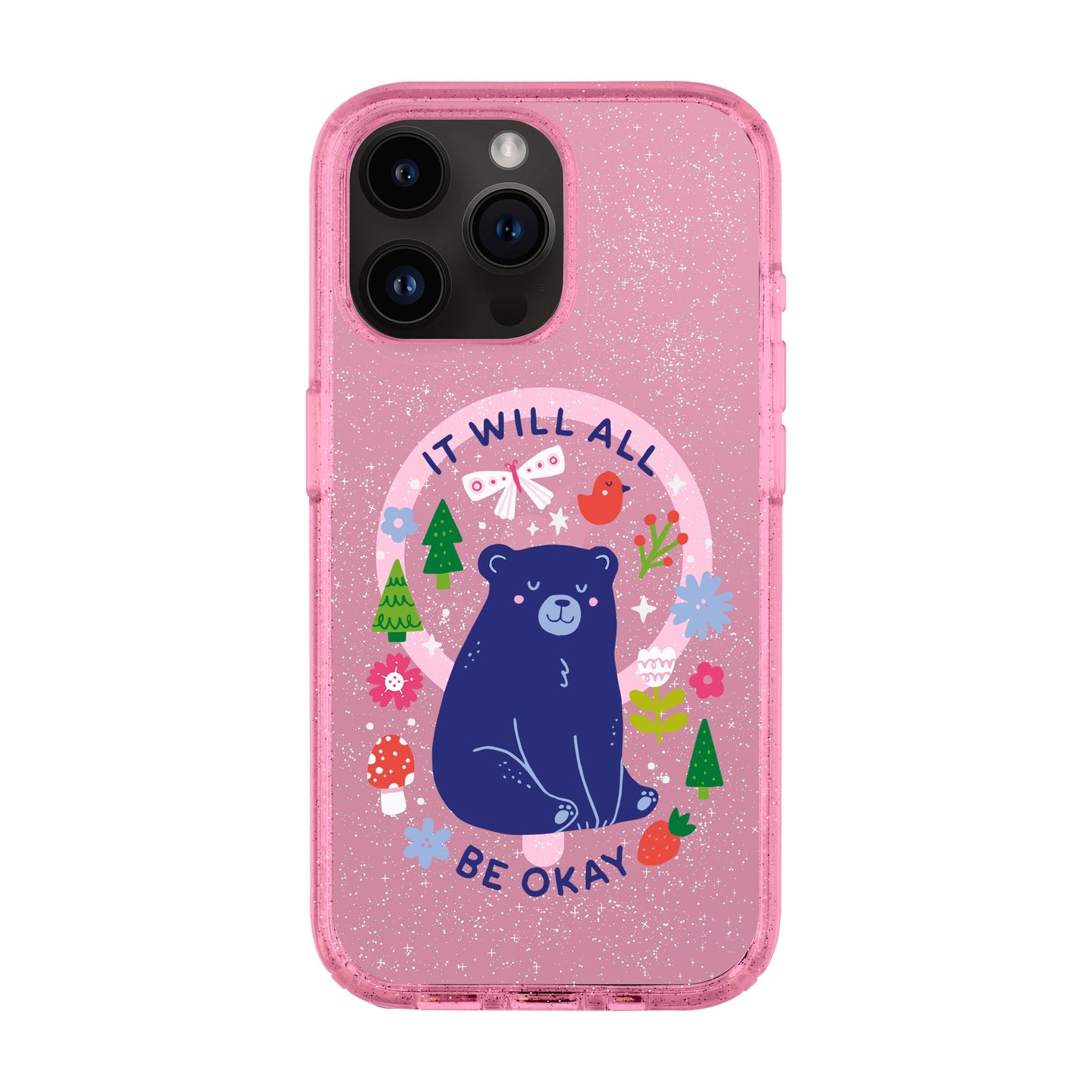 BE OKAY-iPhone 14 Pro Max Shiny Kılıf MagSafe Özellikli