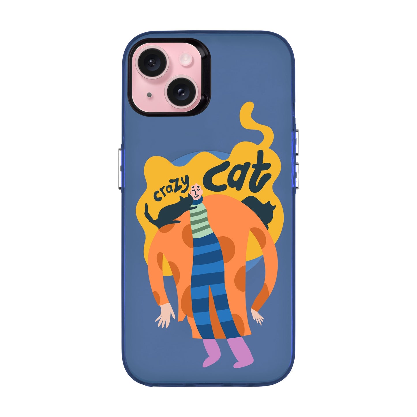 CRAZY CAT-iPhone 15 Plus Hold Kılıf MagSafe Özellikli