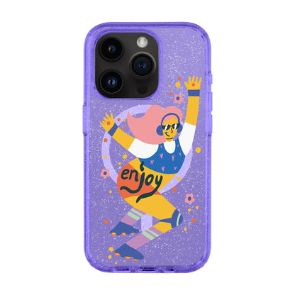 ENJOY-iPhone 14 Pro Shiny Kılıf MagSafe Özellikli