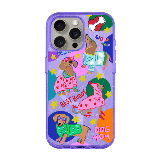 DOG MOM-iPhone 15 Pro Max Shiny Kılıf MagSafe Özellikli