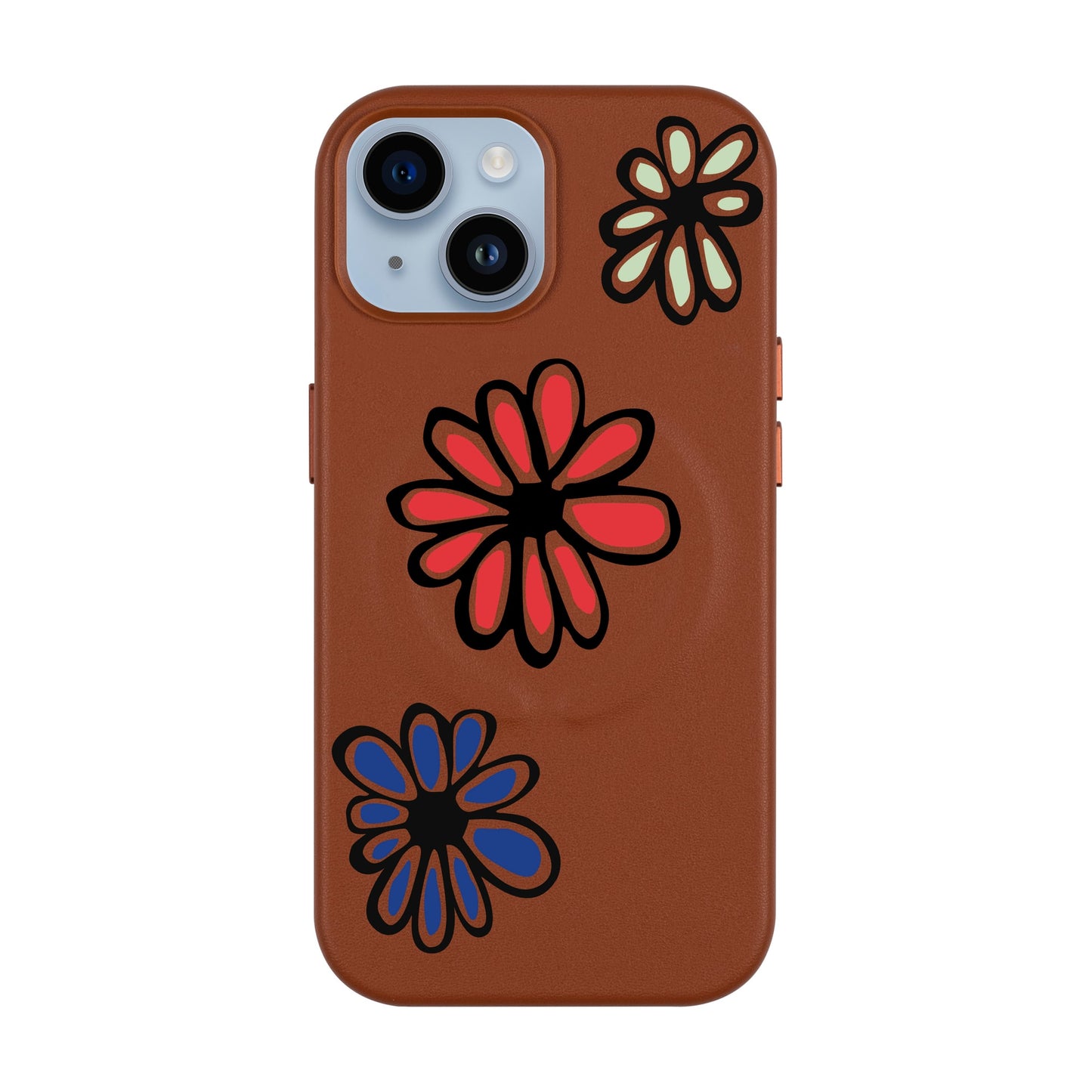 FLORIST-Leather Kılıf MagSafe Özellikli - iPhone 13