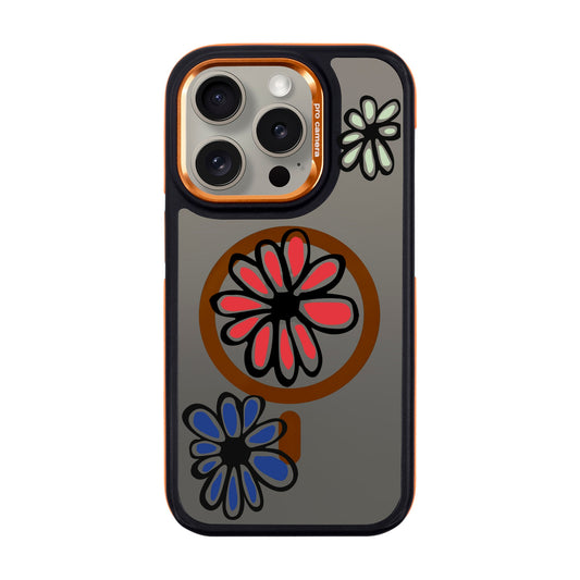 FLORIST-iPhone 15 Pro Dark Kılıf MagSafe Özellikli
