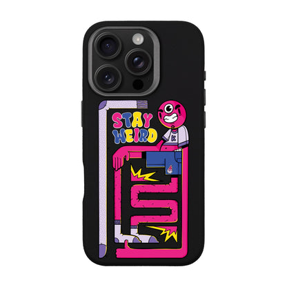 OG TOOTHY-iPhone 16 Pro Leather Premium Kılıf MagSafe Özellikli