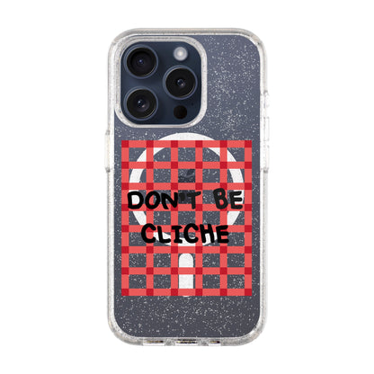 DON'T BE CLICHE-iPhone 15 Pro Shiny Kılıf MagSafe Özellikli