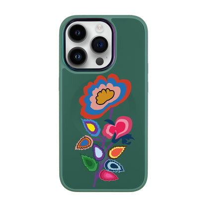KNITTED FLOWER-iPhone 13 Pro Vigor Kılıf MagSafe Özellikli