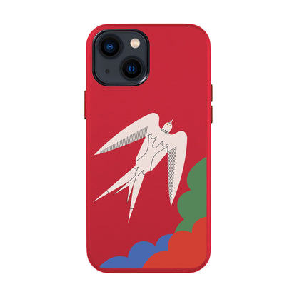 L’OISEAU LIBRE-iPhone 14 Leather Kılıf