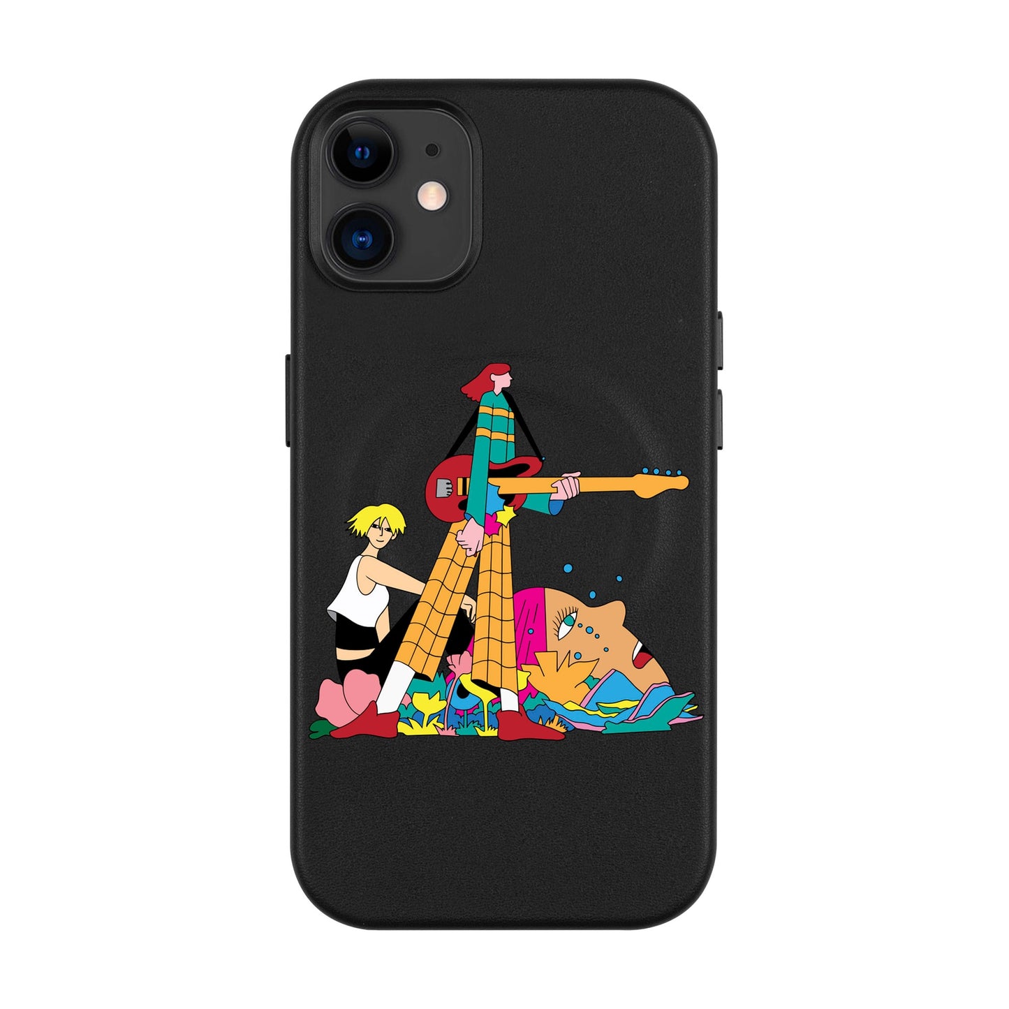 HER BAND-Leather Kılıf MagSafe Özellikli - iPhone 11