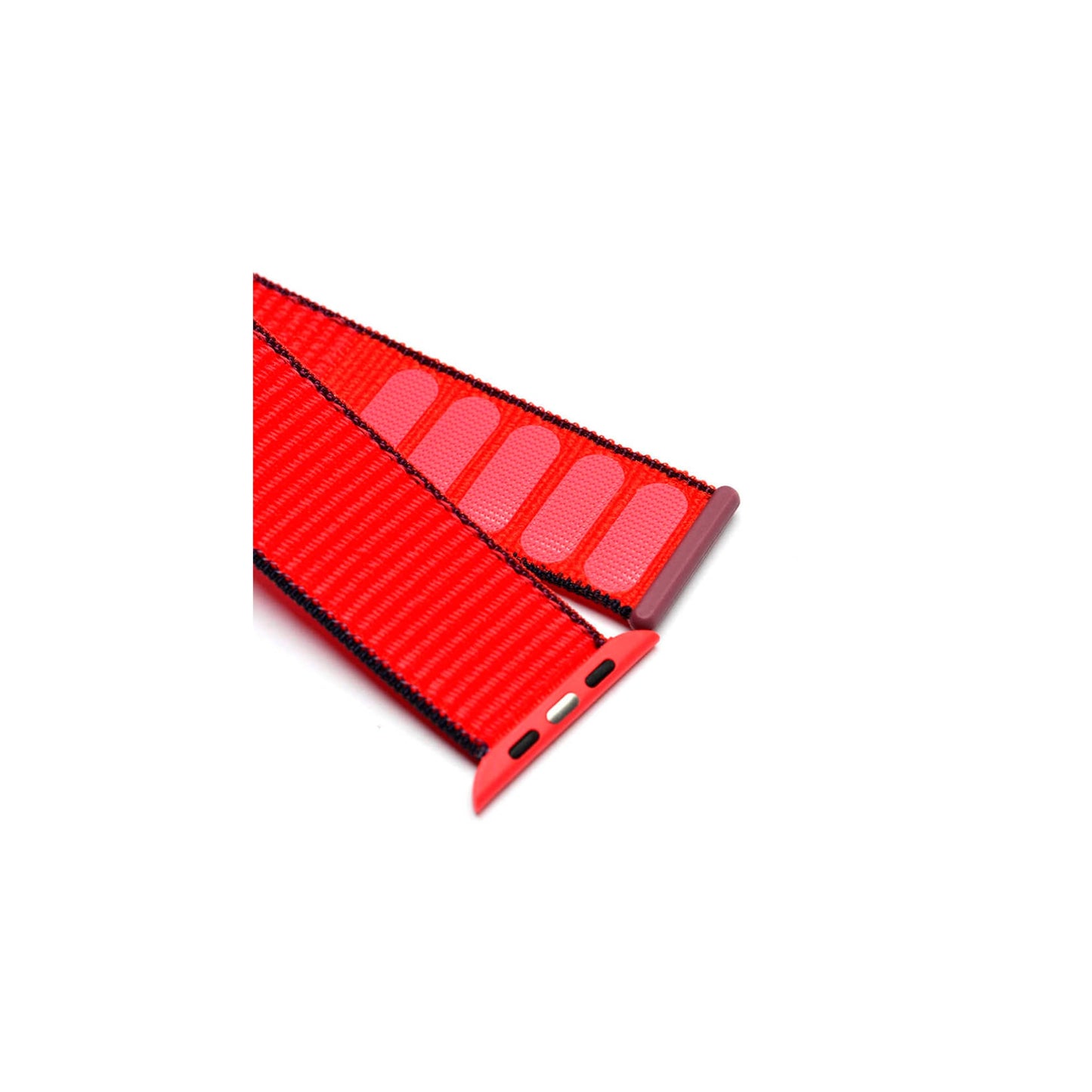 Apple Watch Velcro Kordon-Stripe Red