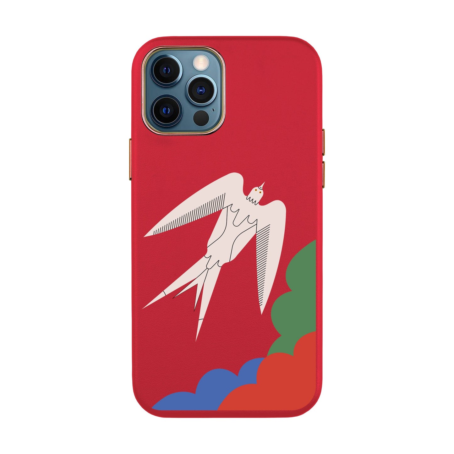 L’OISEAU LIBRE-iPhone 7 Plus / 8 Plus Leather Kılıf