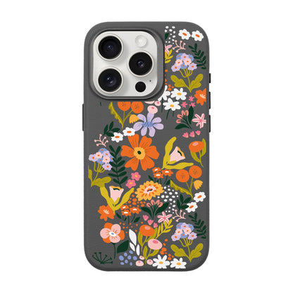 FLOWER-iPhone 15 Pro Leather Premium Kılıf MagSafe Özellikli