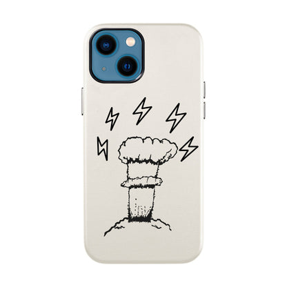 VOLCANIC-iPhone 14 Leather Kılıf