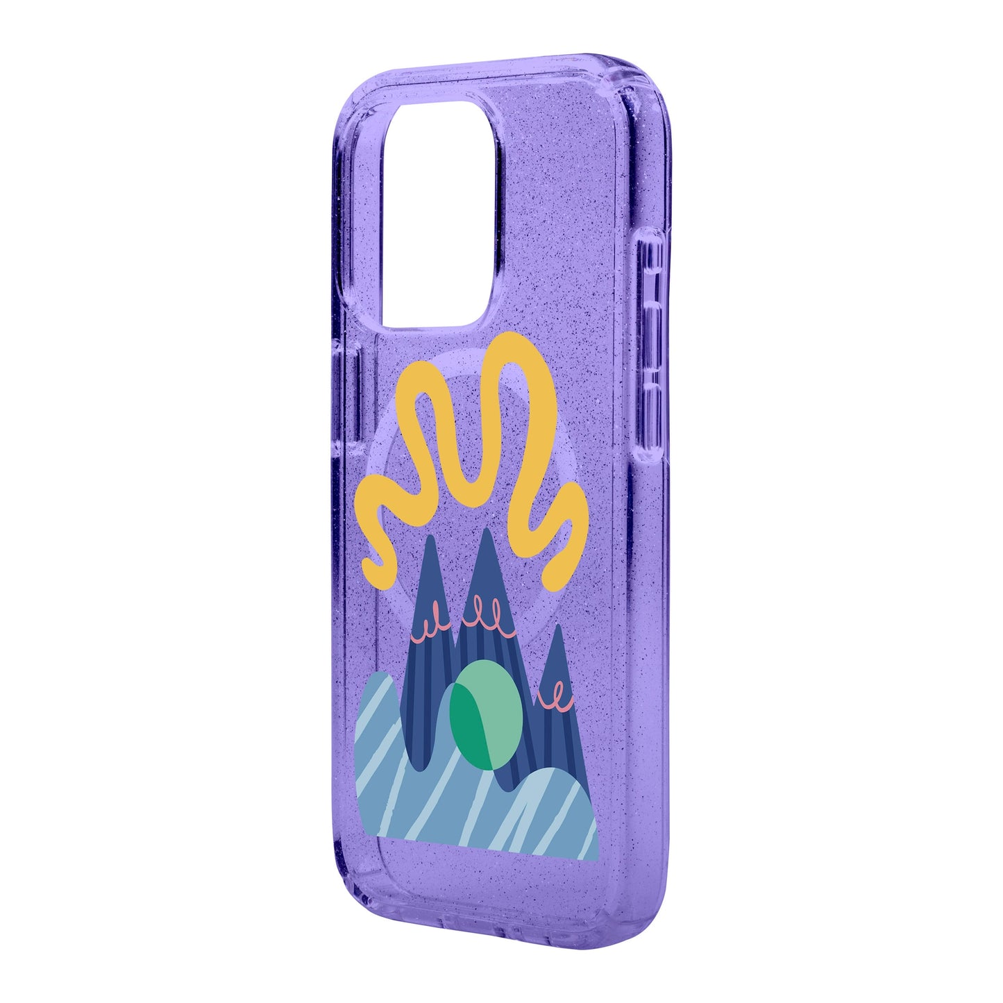 MOUNTAIN-iPhone 14 Pro Max Shiny Kılıf MagSafe Özellikli