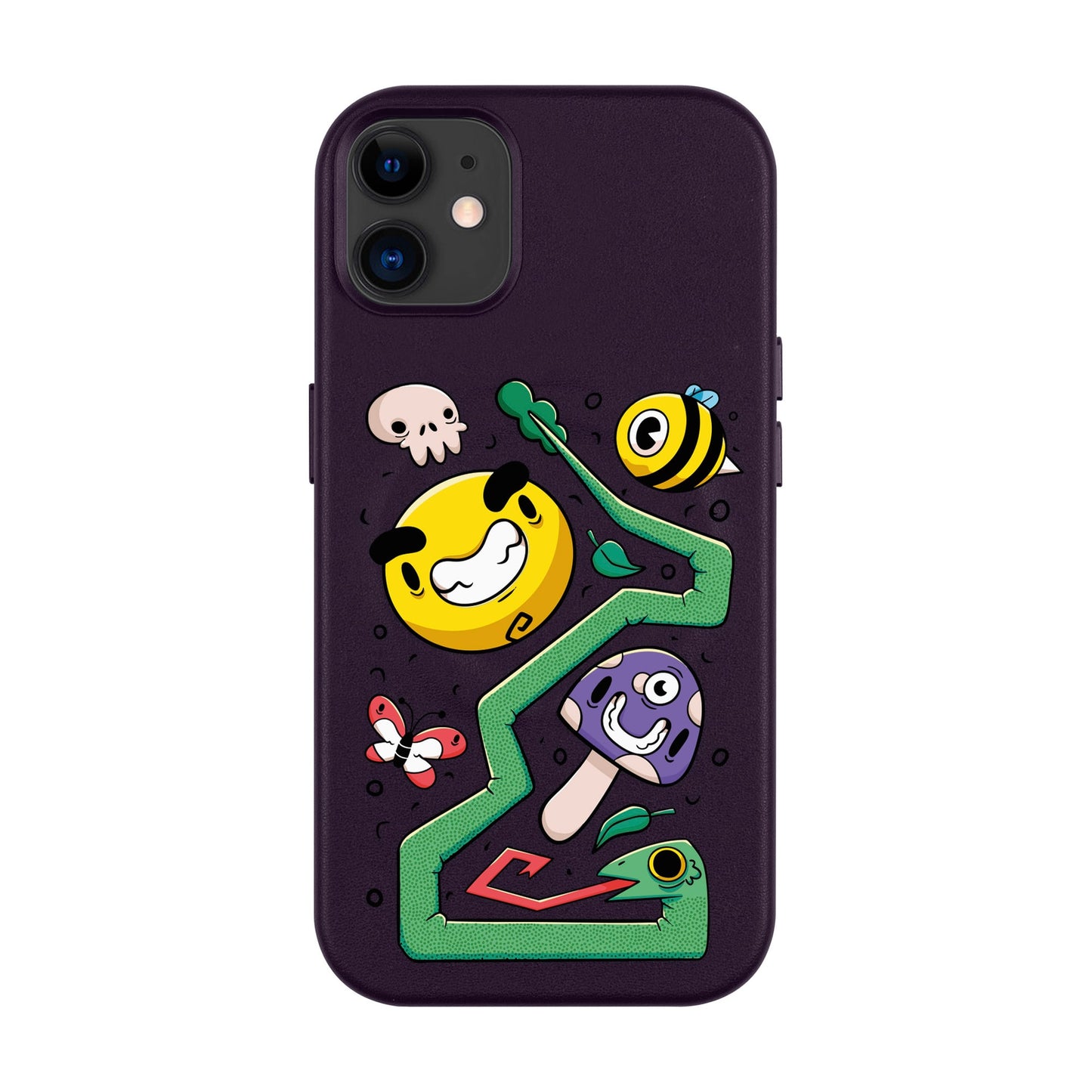 NADUR-Leather Kılıf MagSafe Özellikli - iPhone 11