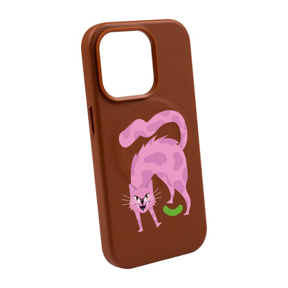 GRUMBLEPAWS-Leather Kılıf MagSafe Özellikli - iPhone 11