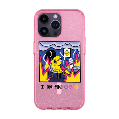 I AM FINE-iPhone 14 Pro Max Shiny Kılıf MagSafe Özellikli