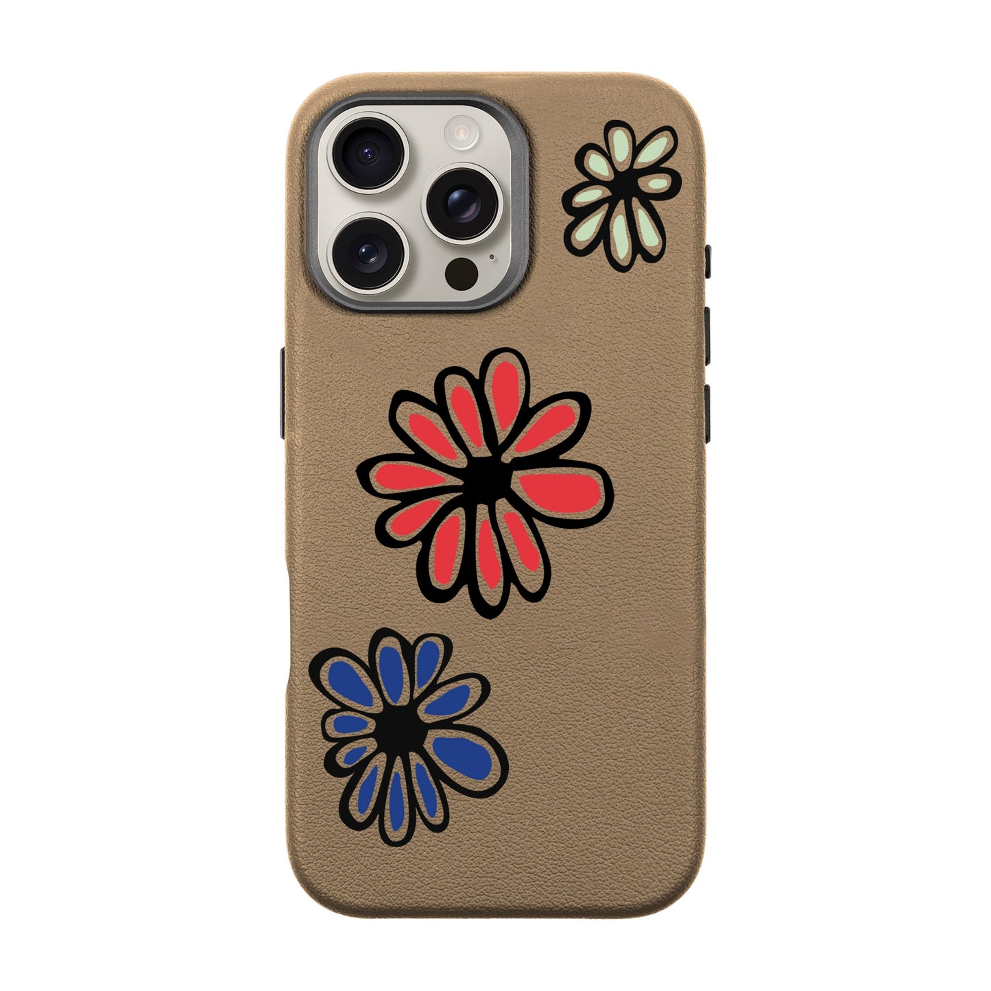 FLORIST-iPhone 16 Pro Max Leather Premium Kılıf MagSafe Özellikli