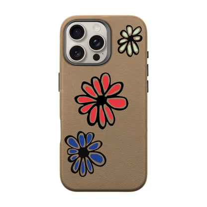 FLORIST-iPhone 16 Pro Max Leather Premium Kılıf MagSafe Özellikli