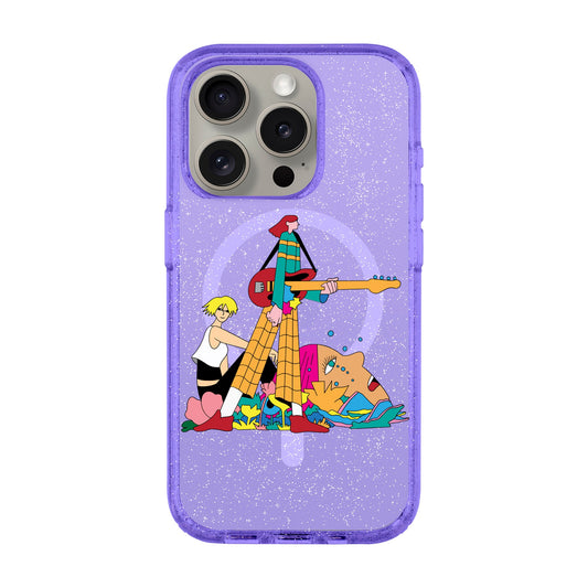 HER BAND-iPhone 15 Pro Shiny Kılıf MagSafe Özellikli