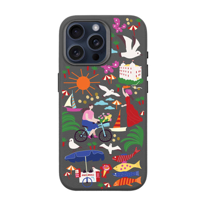 TO'S WITH US ADALAR-iPhone 15 Pro Max Leather Premium Kılıf MagSafe Özellikli