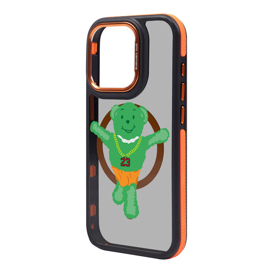 GREEN BEAR-iPhone 14 Dark Kılıf MagSafe Özellikli