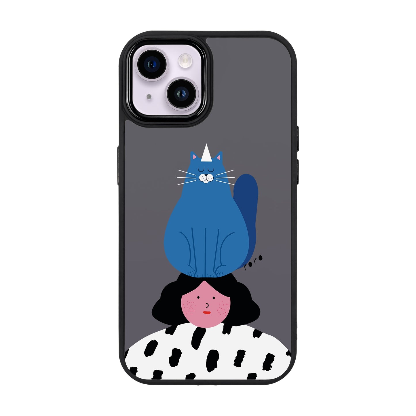 NAUGHTY CAT-iPhone 14 Plus Proof Kılıf
