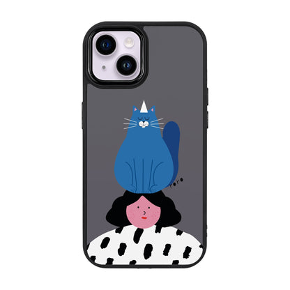 NAUGHTY CAT-iPhone 14 Plus Proof Kılıf
