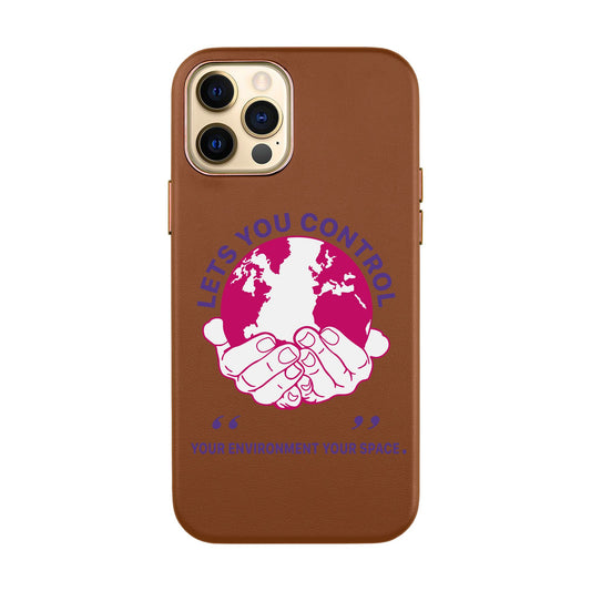 WORLD-iPhone Xs Max Leather Kılıf