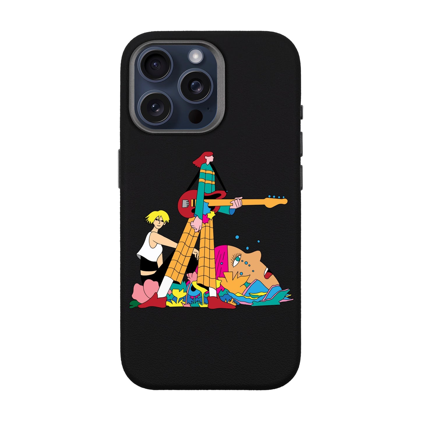 HER BAND-iPhone 15 Pro Max Leather Premium Kılıf MagSafe Özellikli