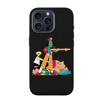 HER BAND-iPhone 15 Pro Max Leather Premium Kılıf MagSafe Özellikli