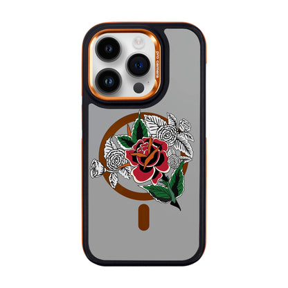 DRY ROSE-iPhone 14 Pro Dark Kılıf MagSafe Özellikli