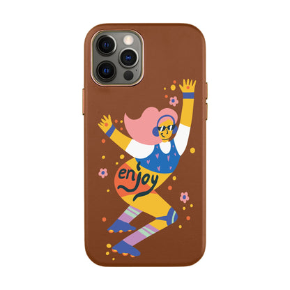 ENJOY-iPhone 7 Plus / 8 Plus Leather Kılıf