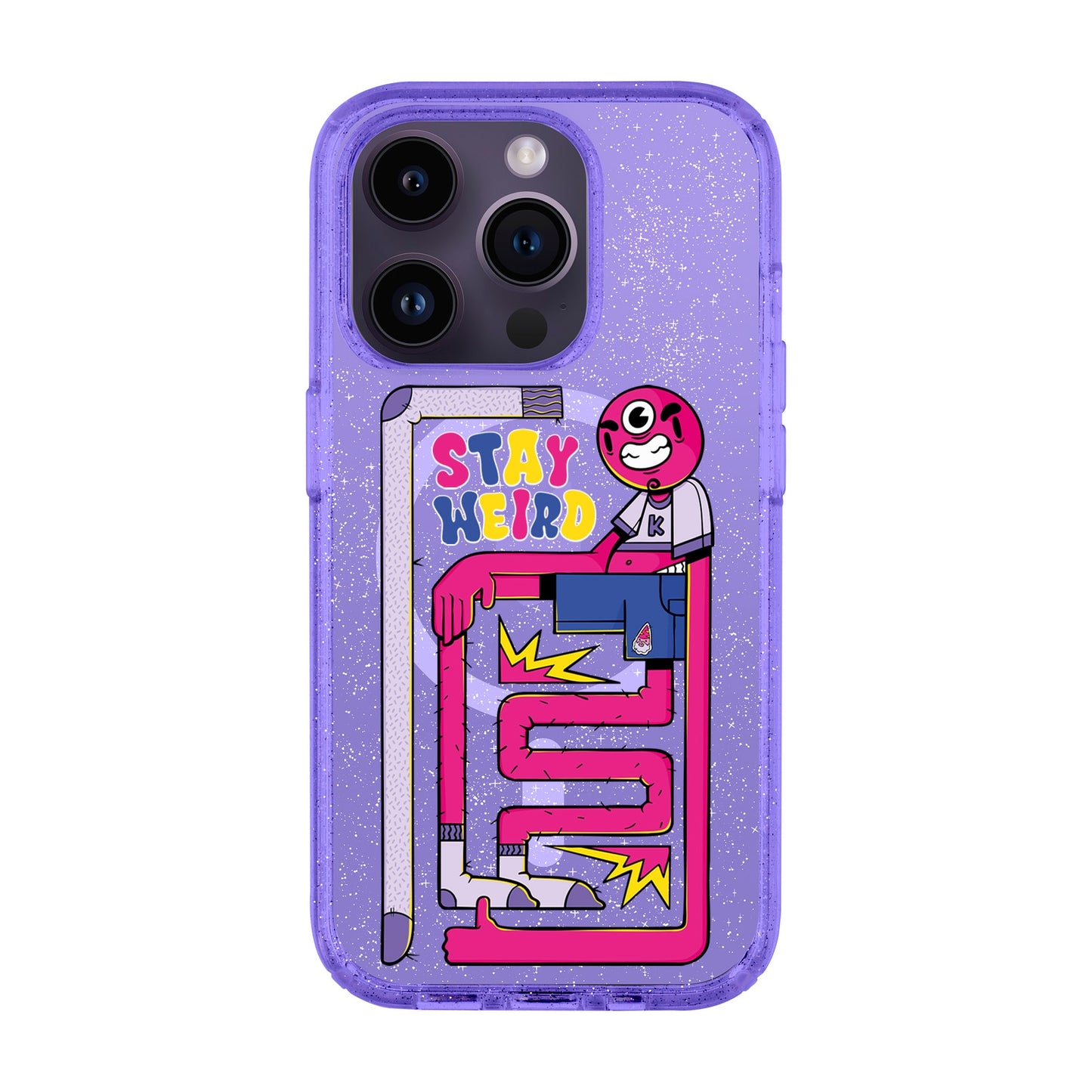 OG TOOTHY-iPhone 14 Pro Shiny Kılıf MagSafe Özellikli